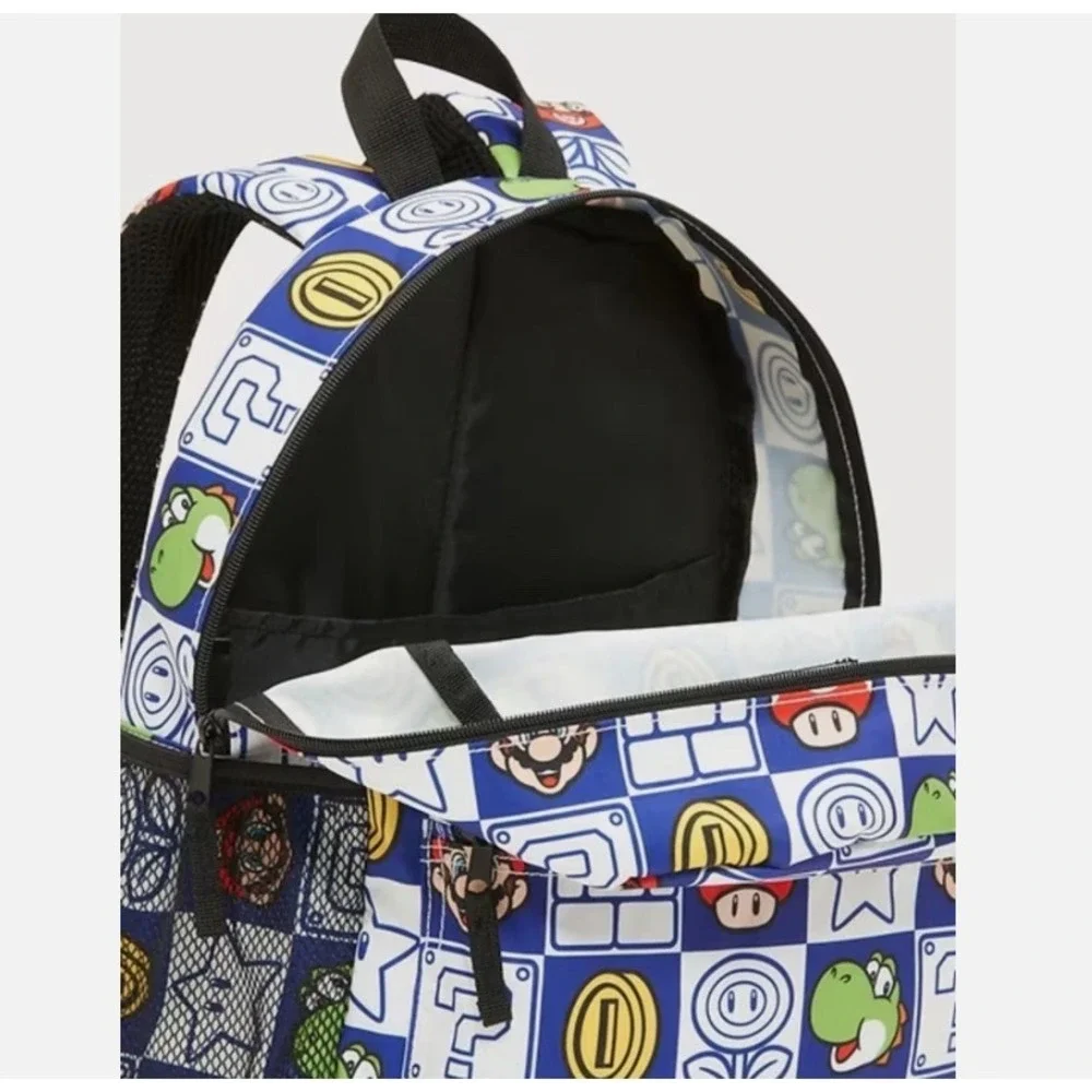 Super Mario Bros.‎ Canvas Backpack for Kids Boys and Girls NWT